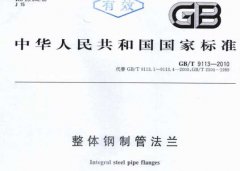 GBT 9113-2010 整體鋼制管法蘭