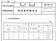 GB573-1965船用搭焊鋼法蘭